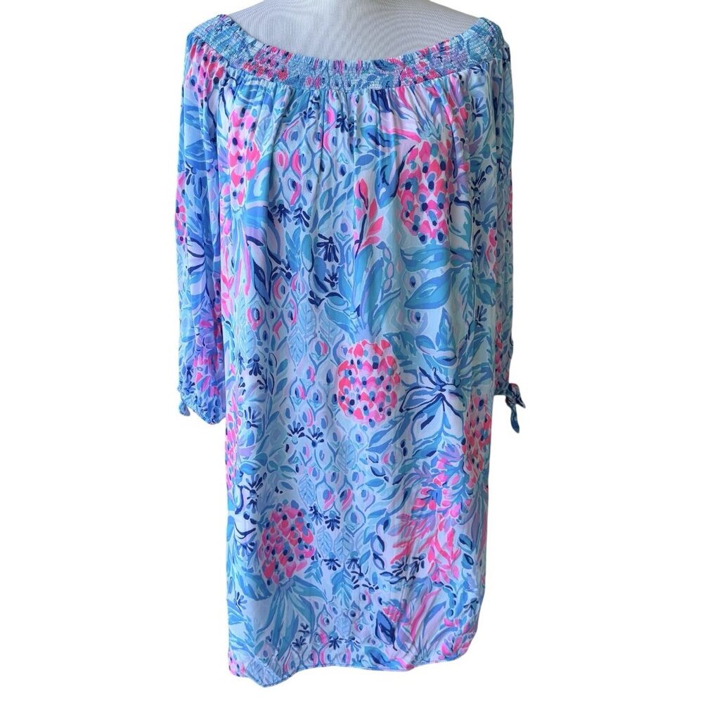 Lilly Pulitzer Maryellen Dress Size Medium Zanzibar Party Princess Pineapple